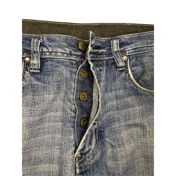 Buffalo David Bitton King Men’s 34x32 Straight Leg Denim Jeans Stretch - Picture 3 of 6